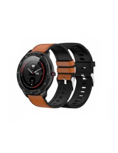 DCU Advance Tecnologic Smartwatch Full Touch Negro, Marrón