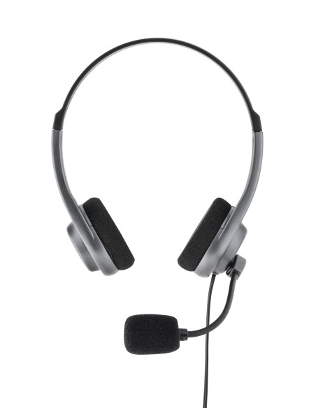 Bluestork MC-101 auricular y casco Auriculares Diadema Conector de 3,5 mm Negro, Plata