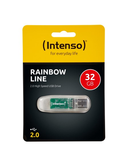 Intenso Rainbow Line unidad flash USB 32 GB USB tipo A 2.0 Transparente