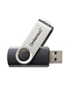 Intenso Basic Line unidad flash USB 16 GB USB tipo A 2.0 Negro, Plata