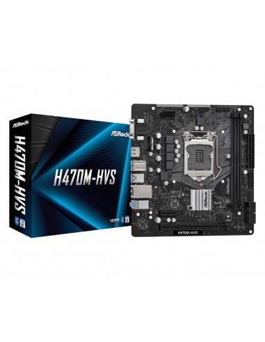 Asrock H470M-HVS Intel H470 LGA 1200 micro ATX