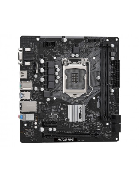 Asrock H470M-HVS Intel H470 LGA 1200 micro ATX