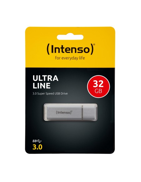 Intenso Ultra Line unidad flash USB 32 GB USB tipo A 3.2 Gen 1 (3.1 Gen 1) Plata
