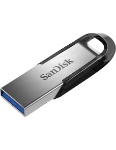 SanDisk ULTRA FLAIR unidad flash USB 64 GB USB tipo A 3.0 Negro, Plata