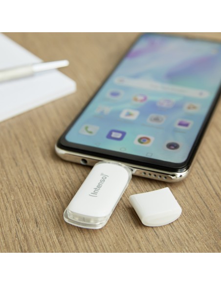 Intenso Flash Line unidad flash USB 128 GB USB Tipo C 3.2 Gen 1 (3.1 Gen 1) Blanco