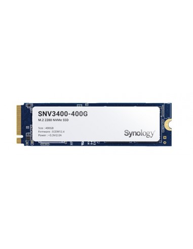 Synology SNV3400-400G unidad de estado sólido M.2 400 GB PCI Express 3.0 NVMe