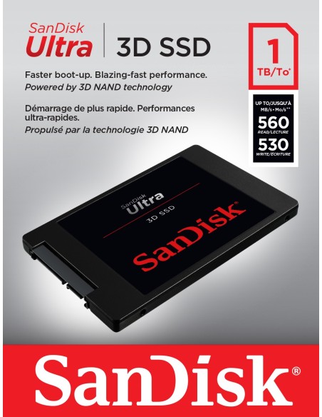SanDisk Ultra 3D 2.5" 250 GB Serial ATA III