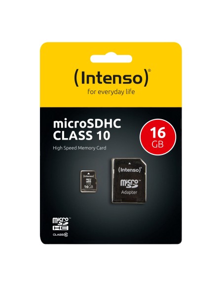 Intenso 16GB MicroSDHC memoria flash Clase 10