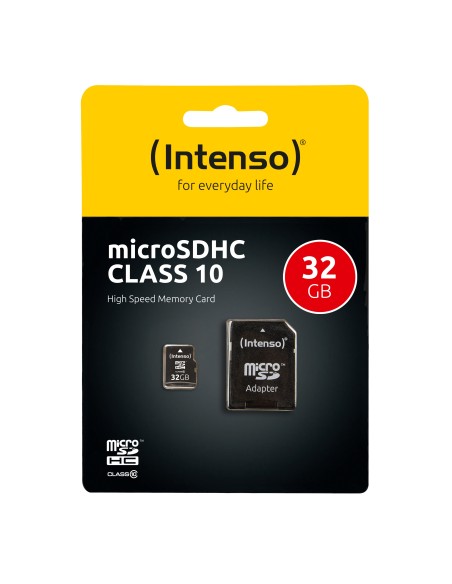 Intenso 32GB MicroSDHC memoria flash Clase 10
