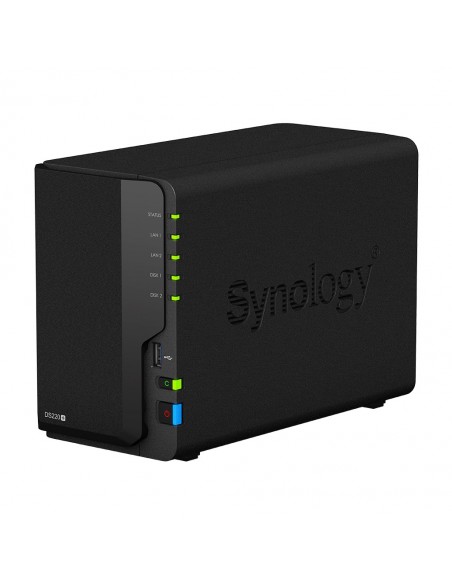 Synology DiskStation DS220+ servidor de almacenamiento NAS Compacto Ethernet Negro J4025