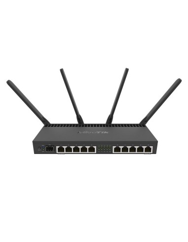 Mikrotik RB4011iGS+5HacQ2HnD-IN router inalámbrico Gigabit Ethernet Doble banda (2,4 GHz   5 GHz) Negro