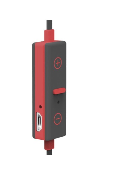 X-ONE ASBT1000R Auriculares Dentro de oído MicroUSB Bluetooth Negro, Rojo