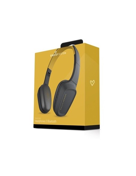 Energy Sistem 429325 auricular y casco Auriculares Diadema Conector de 3,5 mm Bluetooth Negro, Amarillo