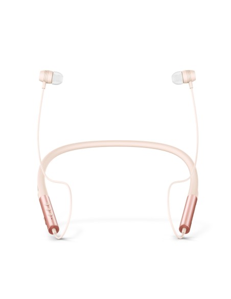 Energy Sistem 445608 auricular y casco Auriculares Banda para cuello Bluetooth Oro rosa