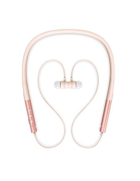 Energy Sistem 445608 auricular y casco Auriculares Banda para cuello Bluetooth Oro rosa