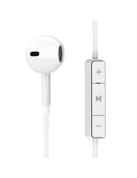 Energy Sistem Earphones 1 Auriculares Dentro de oído, Banda para cuello MicroUSB Bluetooth Blanco