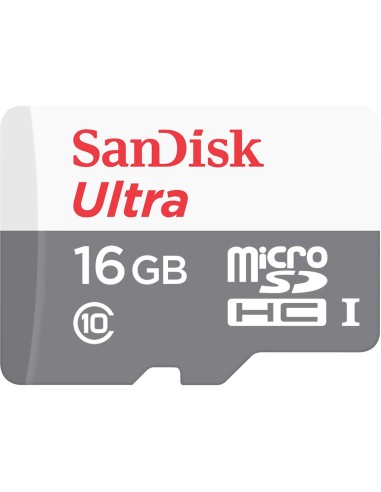 SanDisk Ultra MicroSDHC 16GB UHS-I + SD Adapter memoria flash Clase 10