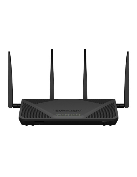 Synology RT2600AC router inalámbrico Gigabit Ethernet Doble banda (2,4 GHz   5 GHz) Negro