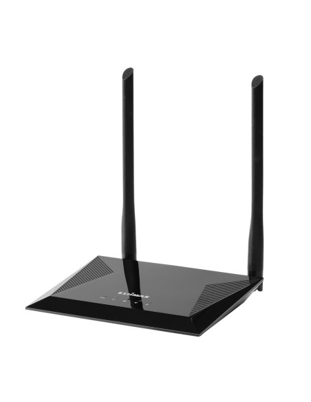 Edimax N300 router inalámbrico Ethernet rápido Banda única (2,4 GHz) Negro