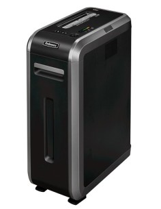 Fellowes 125Ci triturador de papel Corte cruzado 23 cm Negro