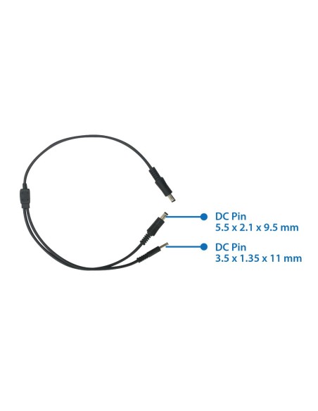 Edimax GP-101ST divisor de red Negro Energía sobre Ethernet (PoE)