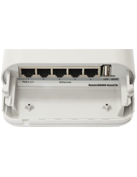 Mikrotik OmniTIK U-5HnD Blanco Energía sobre Ethernet (PoE)