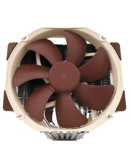 Noctua NH-D15 SE-AM4 ventilador de PC Procesador Enfriador Beige, Marrón, Acero inoxidable