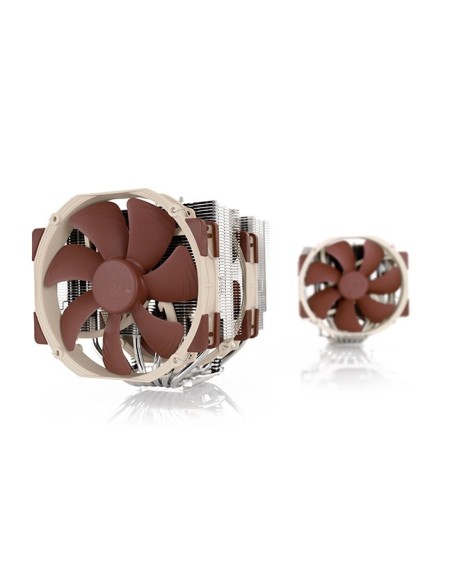 Noctua NH-D15 SE-AM4 ventilador de PC Procesador Enfriador Beige, Marrón, Acero inoxidable