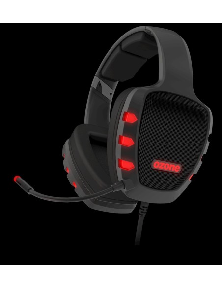 Ozone Rage z90 Auriculares Diadema Negro, Rojo