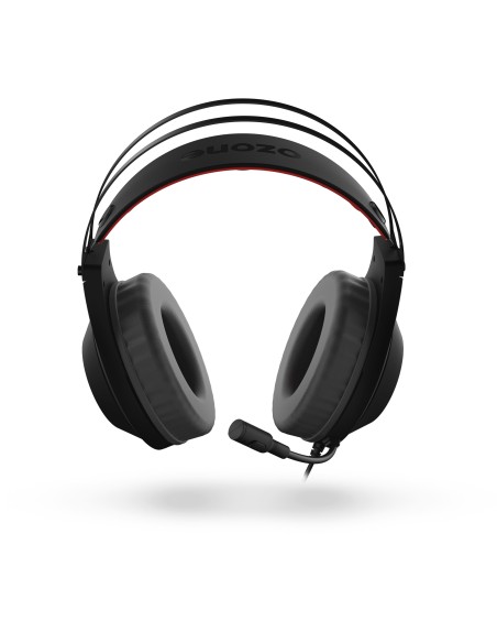 Ozone OZRAGEX60 auricular y casco Auriculares Diadema Negro, Rojo