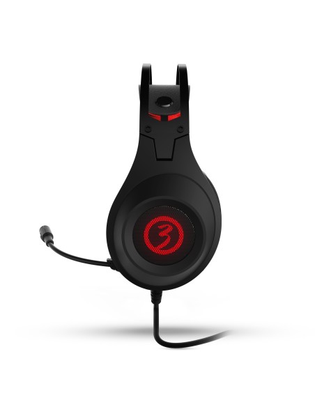 Ozone OZRAGEX60 auricular y casco Auriculares Diadema Negro, Rojo