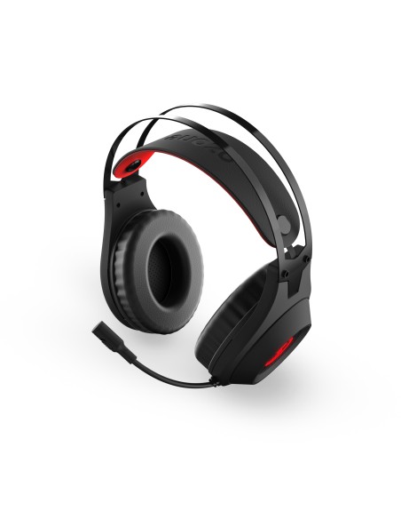 Ozone OZRAGEX60 auricular y casco Auriculares Diadema Negro, Rojo