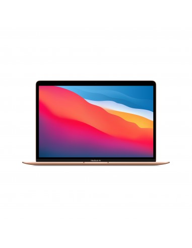 Apple MacBook Air Portátil 33,8 cm (13.3") 2560 x 1600 Pixeles Apple M 8 GB 256 GB SSD Wi-Fi 6 (802.11ax) macOS Big Sur Oro