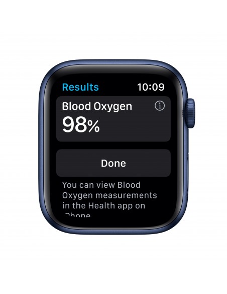 Apple Watch Series 6 44 mm OLED Azul GPS (satélite)
