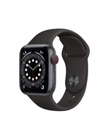 Apple Watch Series 6 40 mm OLED 4G Gris GPS (satélite)