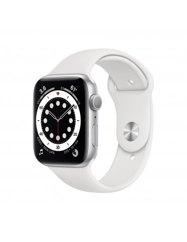 Apple Watch Series 6 44 mm OLED Plata GPS (satélite)