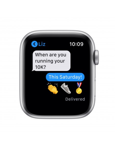 Apple Watch Series 6 44 mm OLED Plata GPS (satélite)