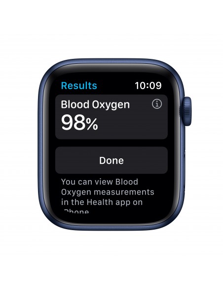Apple Watch Series 6 44 mm OLED 4G Azul GPS (satélite)