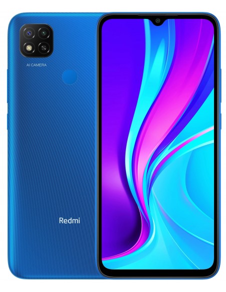 Xiaomi Redmi 9C 16,6 cm (6.53") SIM doble Android 10.0 4G MicroUSB 3 GB 64 GB 5000 mAh Azul