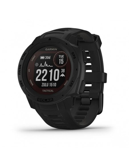 Garmin Instinct Solar Tactical Edition MIP Negro GPS (satélite)