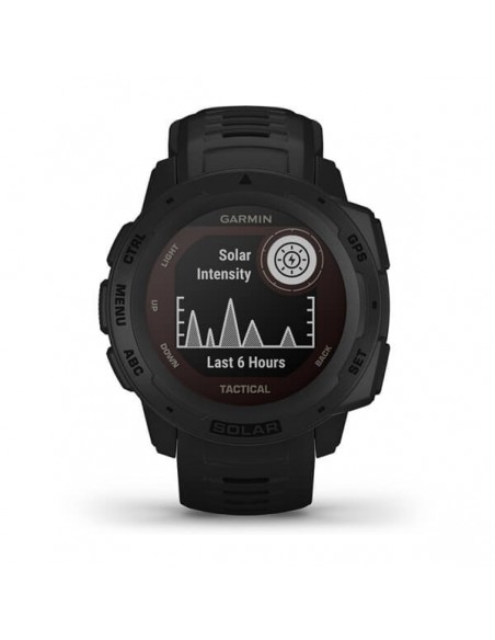 Garmin Instinct Solar Tactical Edition MIP Negro GPS (satélite)