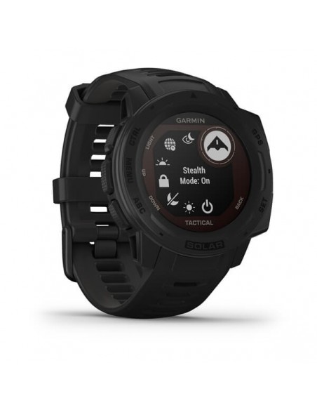 Garmin Instinct Solar Tactical Edition MIP Negro GPS (satélite)