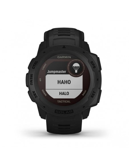 Garmin Instinct Solar Tactical Edition MIP Negro GPS (satélite)