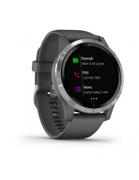 Garmin vívoactive 4 3,3 cm (1.3") Plata GPS (satélite)