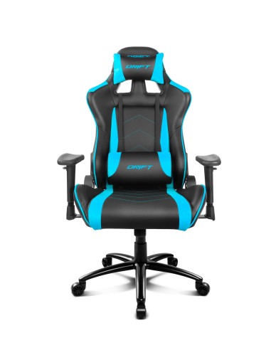 DRIFT DR150BL silla para videojuegos Silla para videojuegos universal Asiento acolchado Negro, Azul