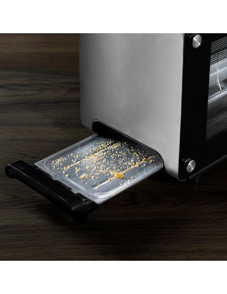 Cecotec VisionToast 2 rebanada(s) 1260 W Negro, Acero inoxidable