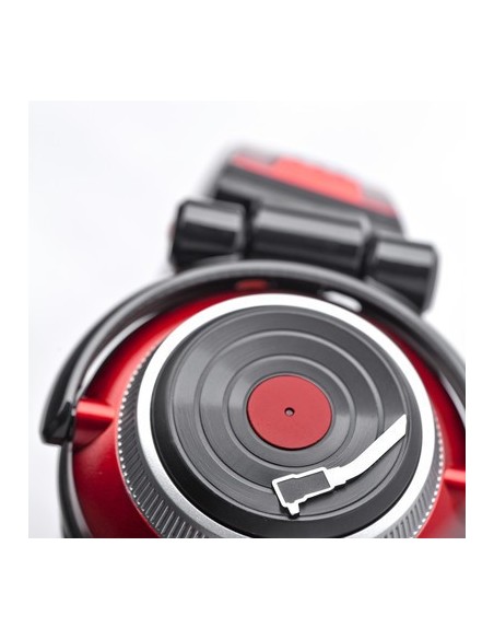 Energy Sistem DJ 700 Auriculares Diadema Negro, Rojo