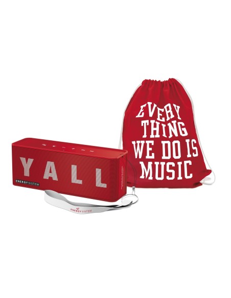 Energy Sistem Music Box 5+ Yall Edition Altavoz portátil estéreo Rojo, Blanco 10 W