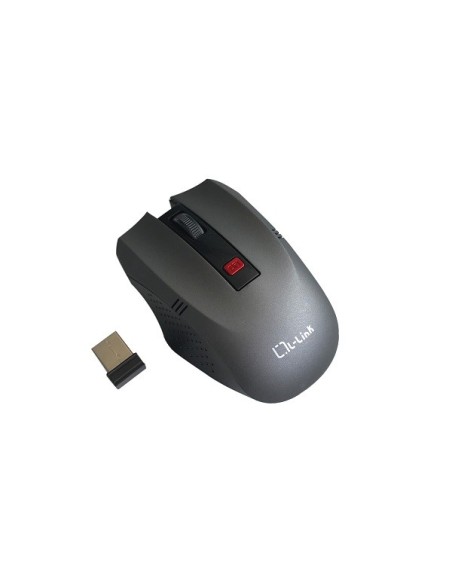 L-Link LL-2095-G ratón mano derecha RF inalámbrico Óptico 1600 DPI