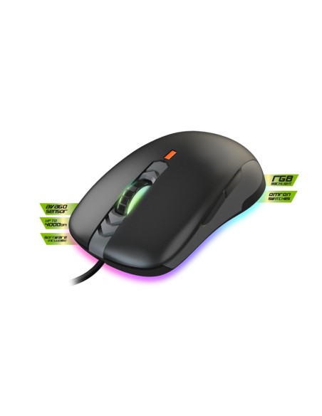 KeepOut X5Pro ratón Ambidextro USB tipo A Óptico 4000 DPI